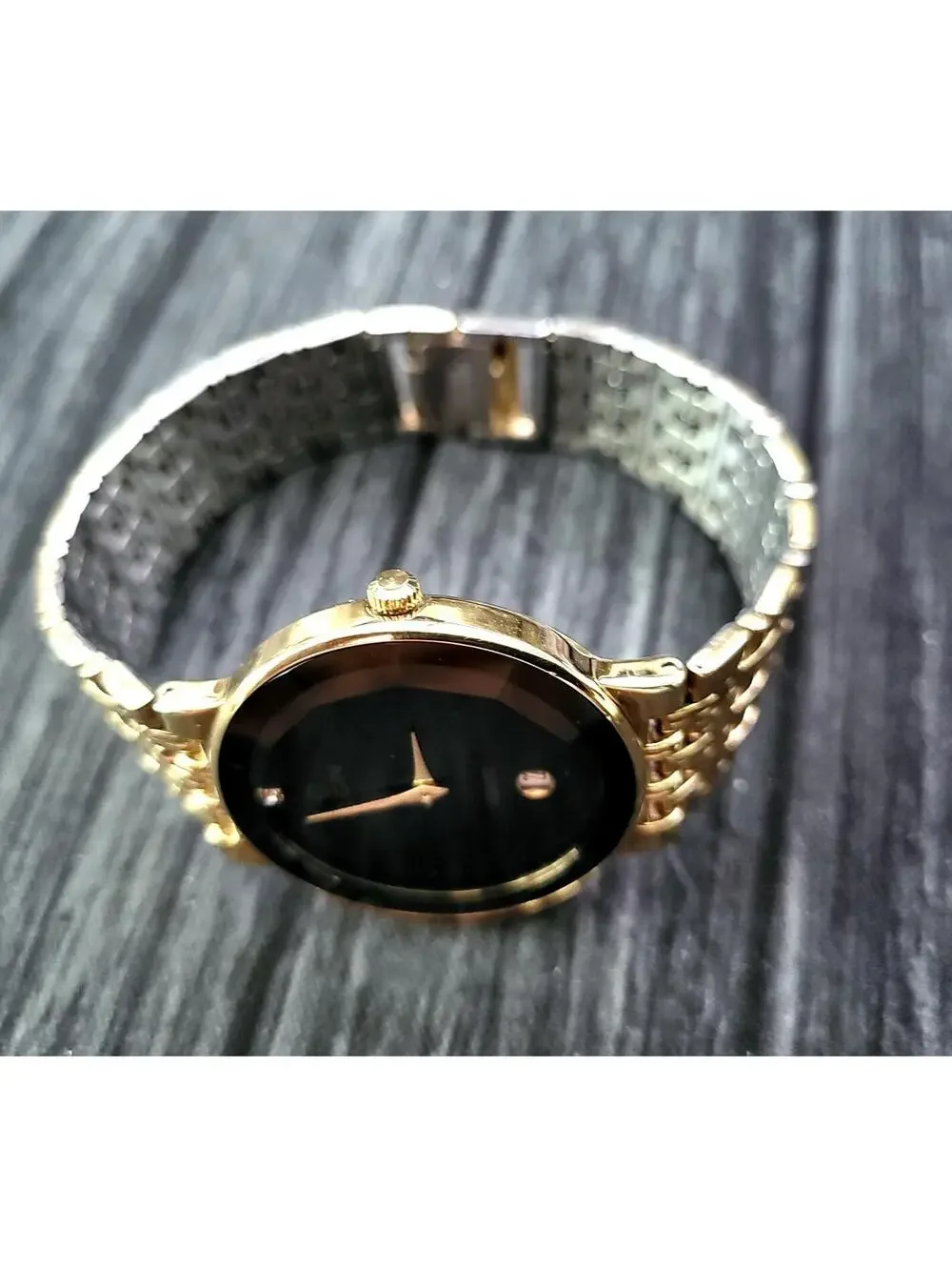 Rare Unisex Elgin‎ Diamond Dial Faceted Crystal Dress Watch